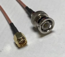 SMA Male to BNC Male RG316 Coaxial Cable High Quality USA Made Pick Lot Length