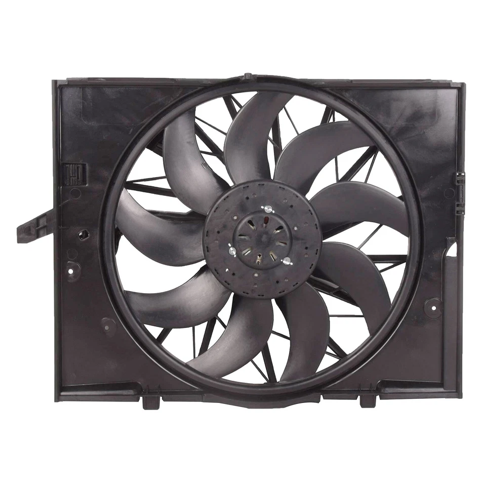 Ventilador de refrigeración del radiador compatible con BMW 525i 525xi 528i 528xi 645Ci 750i 750Li 17427543282 Foto 2 de 4