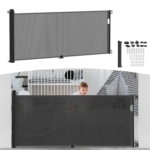 Kinder Türschutzgitter 0-300 cm Ausziehbar Treppengitter Treppenschutzrollo Tür - Bild 1 von 14