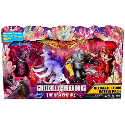 NEW GODZILLA x KONG THE NEW EMPIRE ULTIMATE TITAN BATTLE 5 PACK MOTHRA / SHIMO