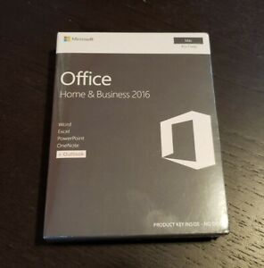 Brand New Microsoft Office 16 Home And Business Word Excel Outlook Mac Ebay