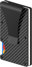 Carbon Fiber Wallet for Men Minimalist Metal Wallet for Men Aluminum Wallet