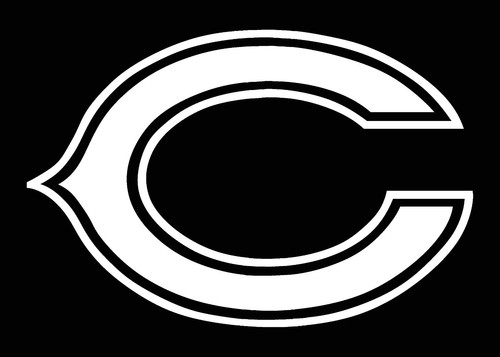CHICAGO BEARS LOGO CAR DECAL VINYL STICKER WHITE 3 SIZES