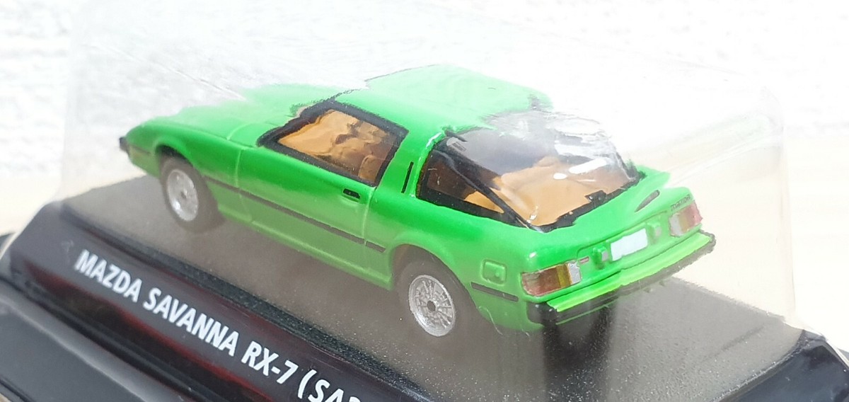 1/64 Konami 1978 MAZDA SAVANNA RX-7 SA22C GREEN diecast car model