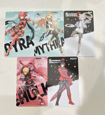 ALL 5PCS Amiibo Xenoblade 3 Chronicles Card Fast Shipping Free