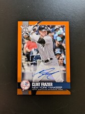 2021 Topps Big League Autographs #BLA-CF Clint Frazier Orange /99 Auto