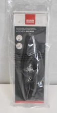 Kuhn Rikon 2706 Kitchen Shears Black Kitchen Food Scissors Self Sharpening New