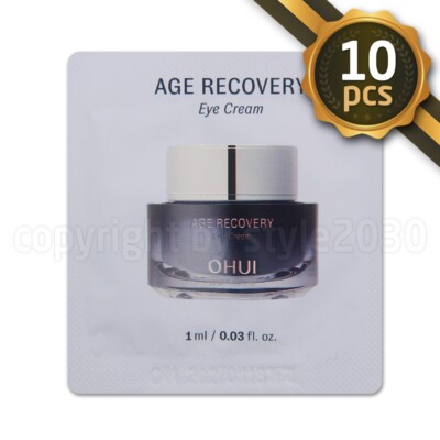 O HUI Age Recovery Augencreme 1ml x 10 Stück (10ml) Anti Aging OHUI