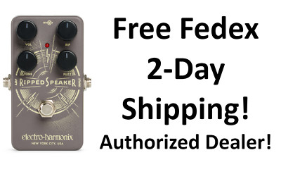 New Electro-Harmonix EHX Ripped Speaker Modern Fuzz Guitar Effects Pedal