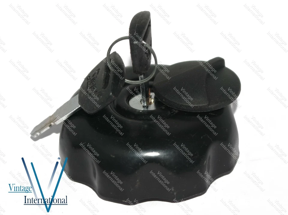 Lockable Fuel Tank Cap+Keys For Ford Tractor 2600 3600 4600 5600 6600 7600 - Image 3 of 4