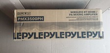 Pyle PMX3500PH Wireless Bluetooth Home PA Mixing Amplifier Black Digital Display