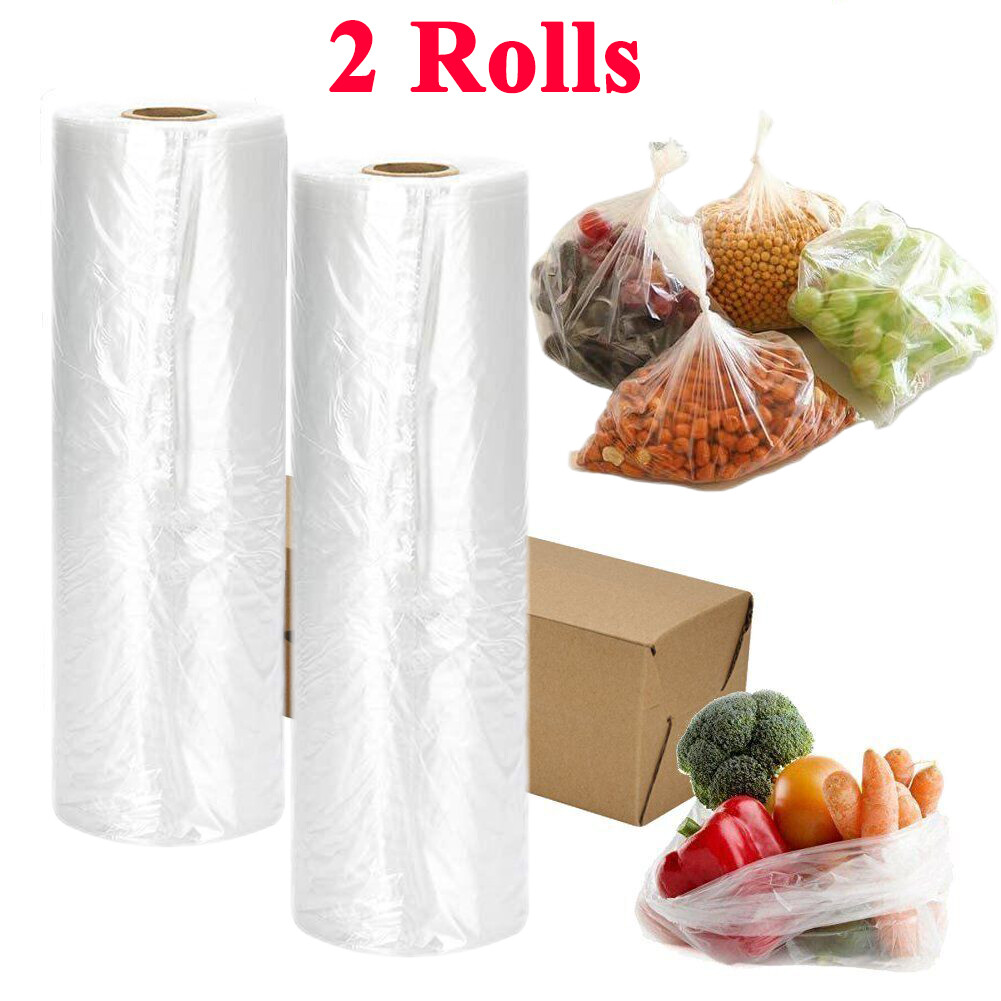 350 Bags Per Roll For Fruits, Vegetables, Bread &amp; Food Storage