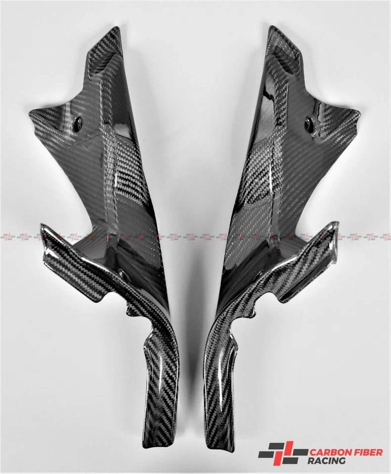 Cubiertas de conductos de aire laterales Ducati 848, 1098, 1198 2007-2013 - 100 % fibra de carbono Foto 4 de 4