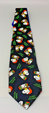 Christmas Tie Peanuts Reversible Seasons Greetings Snoopy Charlie Brown