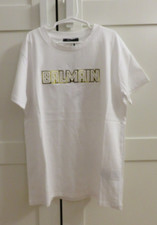 NWT Balmain kids white cotton tshirt white go...