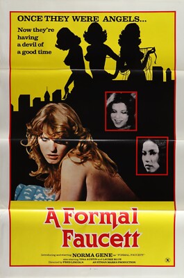 A Formal Faucett - Dorothy LeMay - original movie poster 27x41 1978- Tri-fold