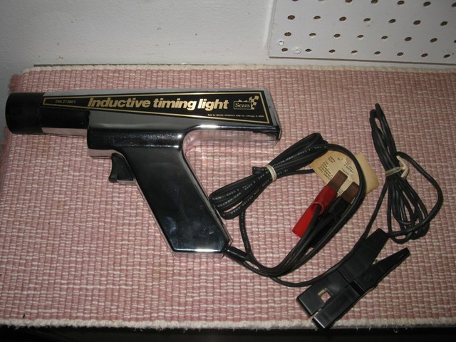 Vintage Sears 244.213801 12v Inductive Engine Timing Light Tester EUC