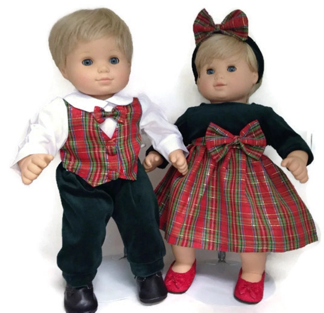 Twin boy clearance girl christmas outfits