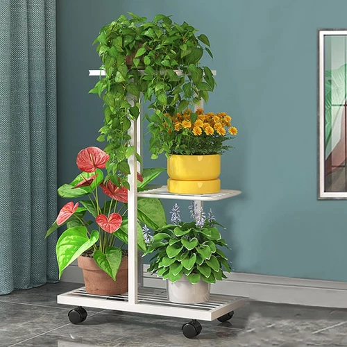 7 Tier 8 Pots Metal Plant Shelf Rack Display Stand Multiple Flower Pot Holder UK - Picture 13 of 16