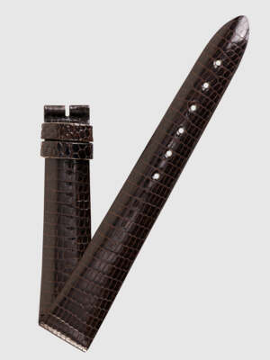 Universal Geneve 17mm x 15mm Vintage Brown Lizard Strap