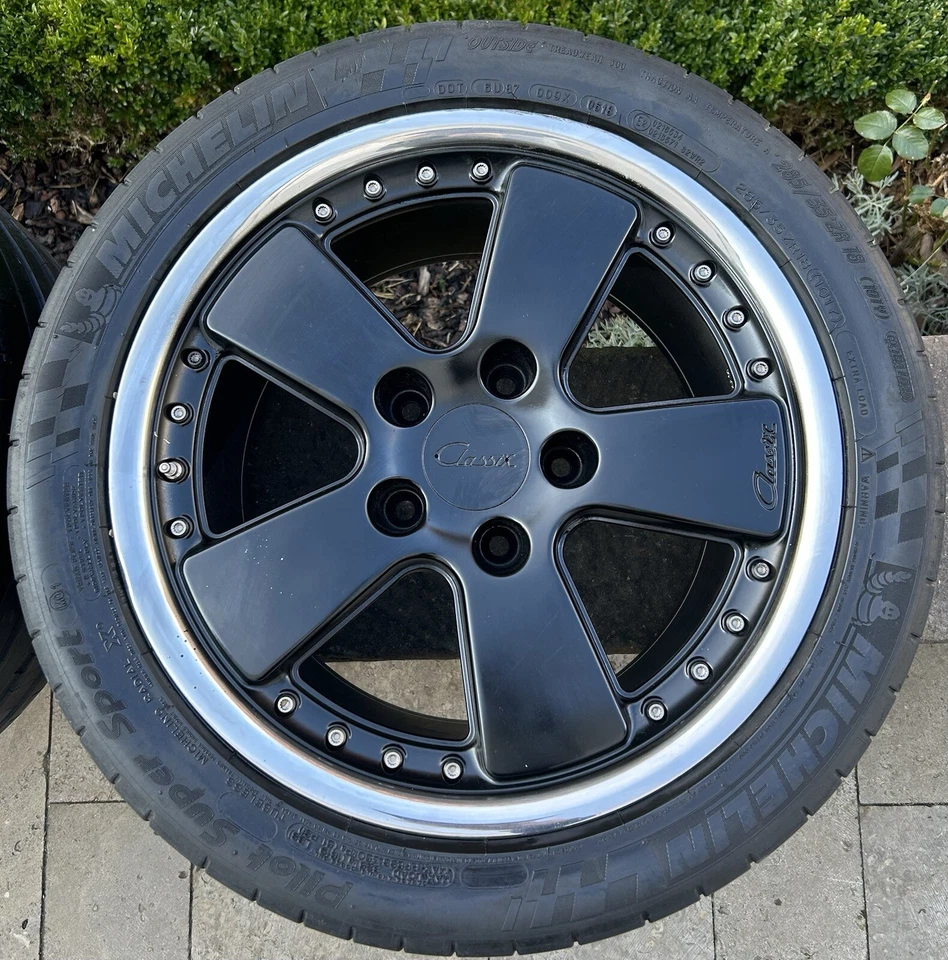 BBS Classixs RT137 RT138 FELGEN ZBH Porsche Wheels Rim 8,5+10x 18 996 993 964 - Bild 2 von 4