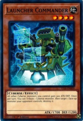 3 x Launcher Commander (YS18-EN009) - Common - 1st Edition