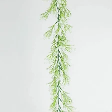 6 ft White Green Silk Baby Breath Artificial Flower Garland Party Decorations
