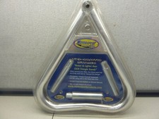 MOTORSPORT PRODUCTS 4101-0083 Triangle Motorcycle Aluminum Stand Silver (22004) 
