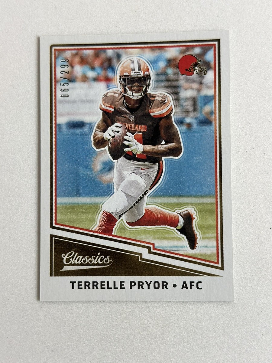 2017 Panini Classics Red Back #7 Terrelle Pryor /299 Browns/Ohio State  QB/WR