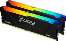 Image of Kingston FURY Beast RGB 16GB (8х2) 3200MT/s DDR4 CL16 DIMM KF432C16BB2AK2/16