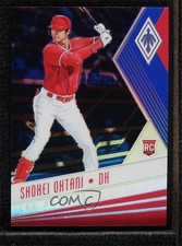 2018 Panini Chronicles Phoenix Blue Prizm 67/149 Shohei Ohtani #20 2x6