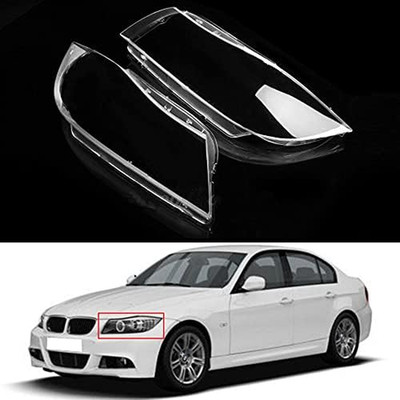 Headlamp Headlight Clear Lens Cover Shell for 2005-2008 BMW 3 Series E90 E91