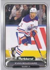 2023/24 PARKHURST.EVAN BOUCHARD..GOLD FOIL..CARD # 118..OILERS..COMBINED SHIP