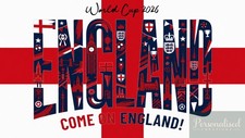 Giant 4.5 ft x 7 ft World Cup 2026 EnglandFootball Sports Flag Banner