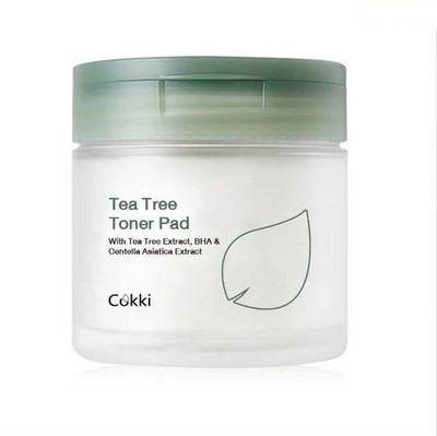 Cokki Tea Tree Toner Pads Moisturizing hydrating pore-tightening Daily Skincare