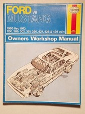 Ford Mustang, Mach 1, GT, Shelby, & Boss V-8 (1964-1973) Haynes Repair Manual