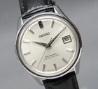 Vintage [N MINT] SEIKO matic 8305-0020 Silver Dial Date 37mm 30 J AT Men's Watch