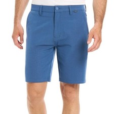 Hurley Men's 40 Hybrid Walkshorts Regular Fit 9" Inseam Blue H2023