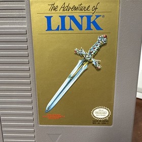 Zelda II: The Adventure of Link NES Gray Cartridge Tested Working Nintendo