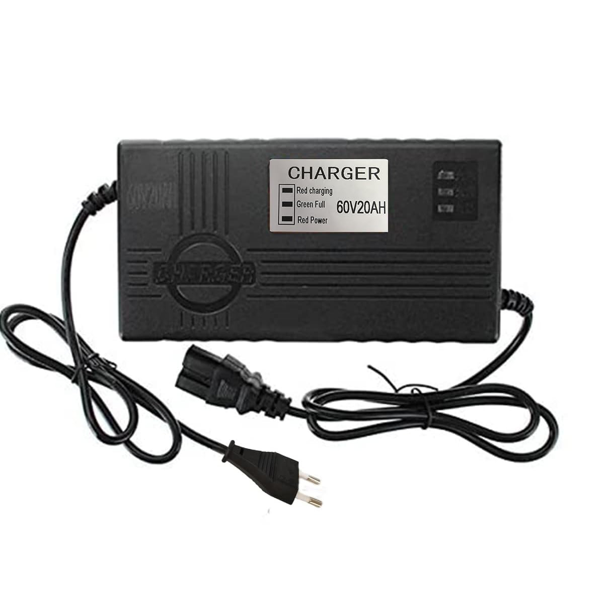 C-FUNN 60V 20Ah Caricabatterie per Scooter Moto Elettriche E-Bike (o2c)