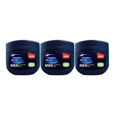 Vaseline Blue Seal Men Fresh Petroleum Jelly, 3.38oz (100ml) (Pack of 3)