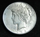 1928 s Silver Peace Dollar