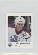 1986-87 Red Rooster Edmonton Oilers Grocery Store Issue Mark Napier #65 0a4