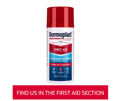 Dermoplast First Aid Spray, Analgesic & Antiseptic Spray for Minor Cuts, Scrapes