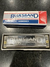 Vintage Blues Band Hohner International Harmonica C In Box
