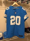  Barry Sanders Nike FUSE Elite Lions Jersey Size 52