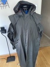 Jack Murphy Ladies Olive Malvern Waterproof Full Length Rain Coat Size L