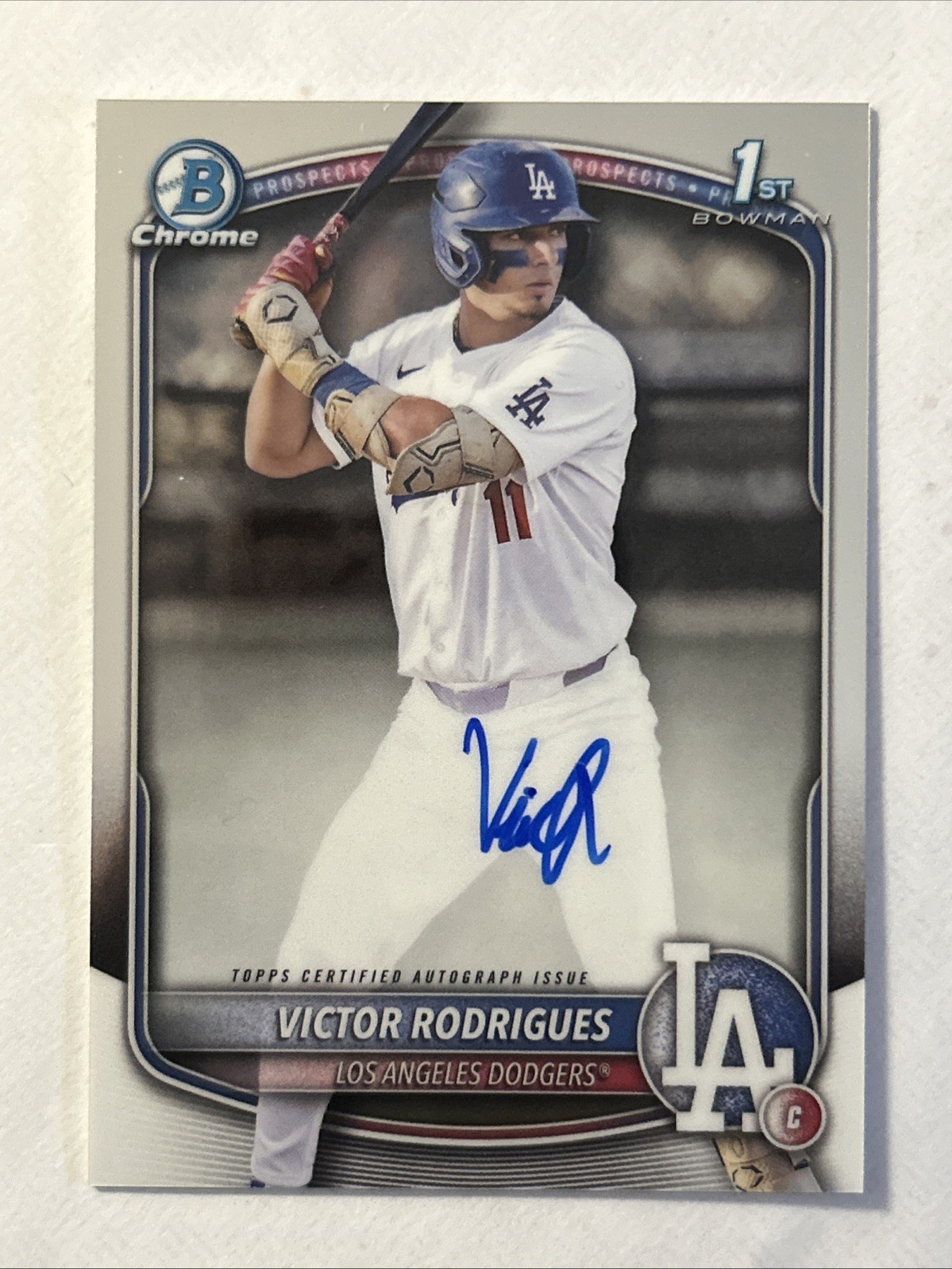 2025 Bowman Chrome 1st Victor Rodrigues Auto #CPA-VR