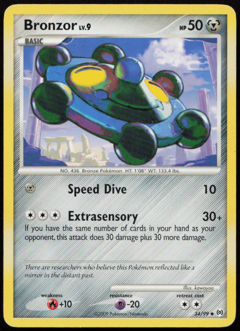 Bronzor 34/99 LP Arceus Uncommon Pokemon