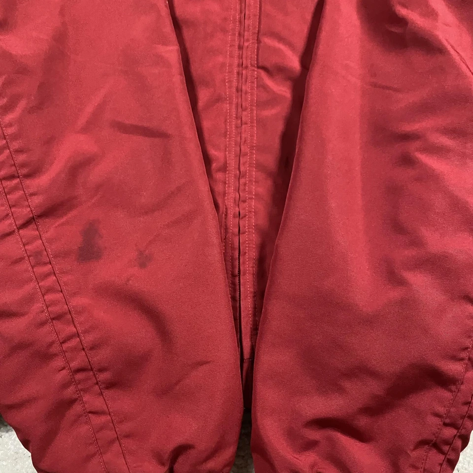 Jaqueta Trojans Masculina Antiga USC Vermelha NCAA Futebol com Capuz Zíper Completo Forrada de Lã - Imagem 3 de 4